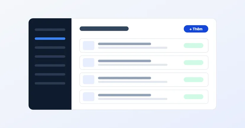 Minh họa trang quản trị CMS để quản lý nội dung website